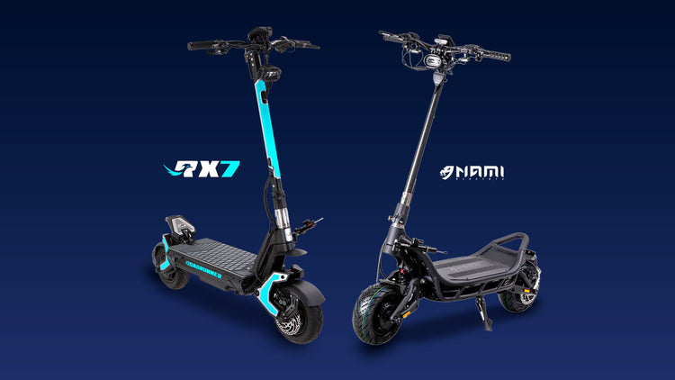 RoadRunner RX7 vs. NAMI Burn-E 2 Max: A Deep Dive into Performance, Power, and Premium Engineering