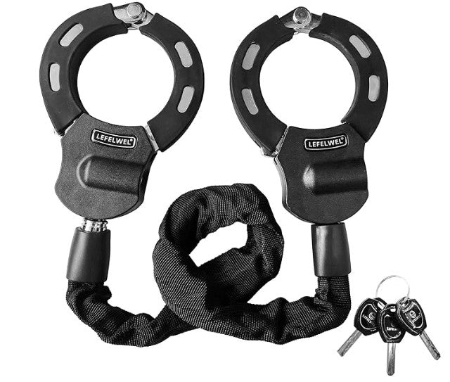 Load image into Gallery viewer, Chainlock - Handcuffs Double Scooter lock - RoadRunner Scooters