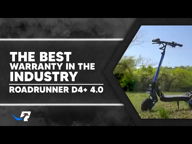 ¡Compre el RoadRunner D4+ 4.0 y obtenga la MEJOR garantía de la industria! 