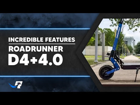 Incredible Features You Can't Ignore - RoadRunner D4+ 4.0 - RoadRunner Scooters