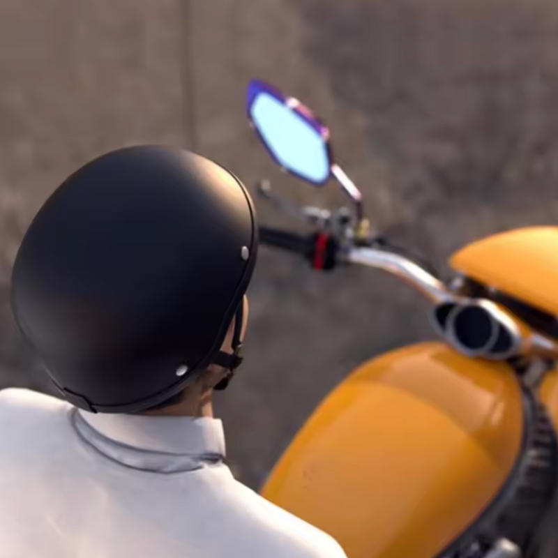 Load image into Gallery viewer, Vintage Motorcycle CruiserHalf Half Helmet
