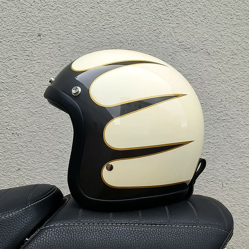 Load image into Gallery viewer, Low Profile Vintage Motorcycle Helmet - DOT Approved
