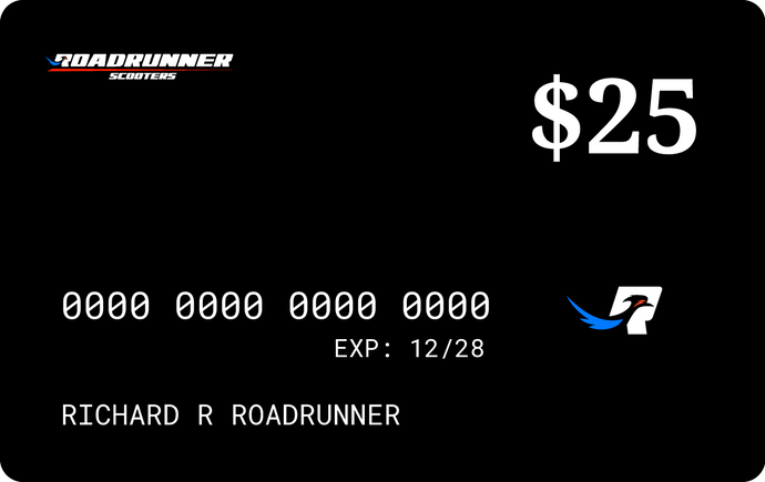 GIFT CARD - RoadRunner Scooters