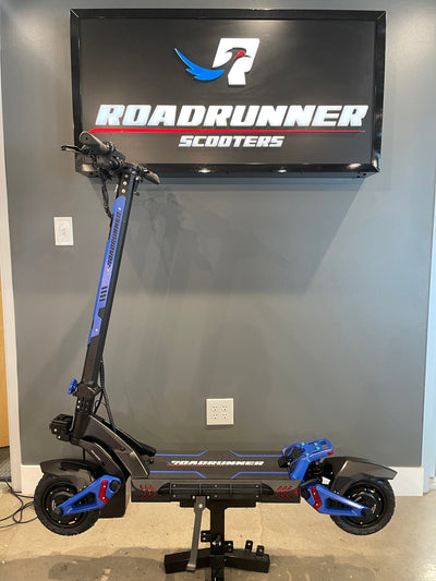 Certified Open Box RoadRunner RS5+ 1.0 Blue Electric Scooter