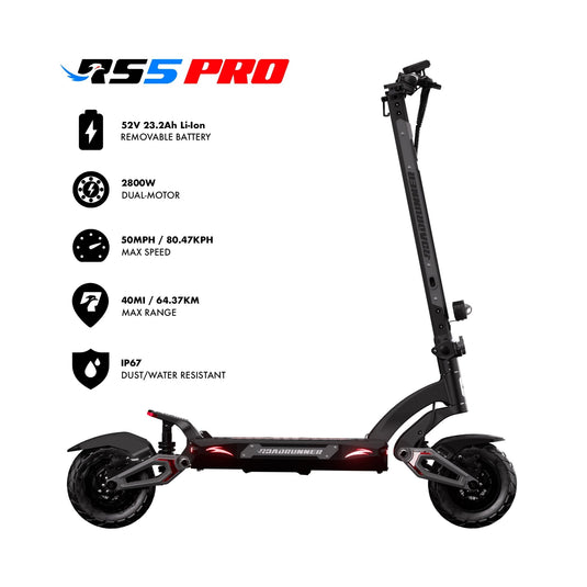 RS5 PRO Electric Scooter - RoadRunner Scooters