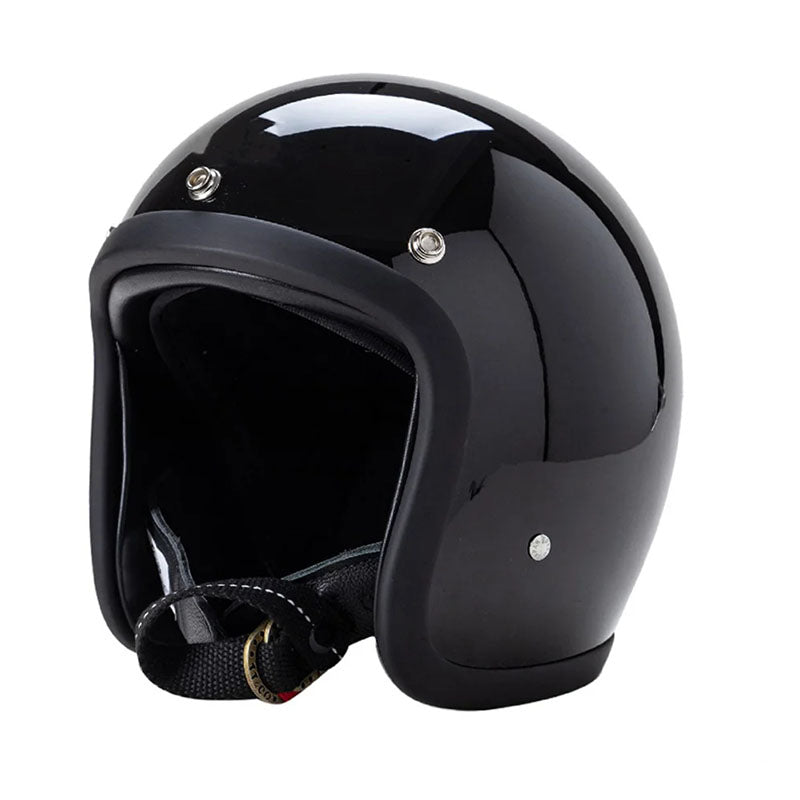 Load image into Gallery viewer, Low Profile Vintage Motorcycle Helmet - DOT Approved
