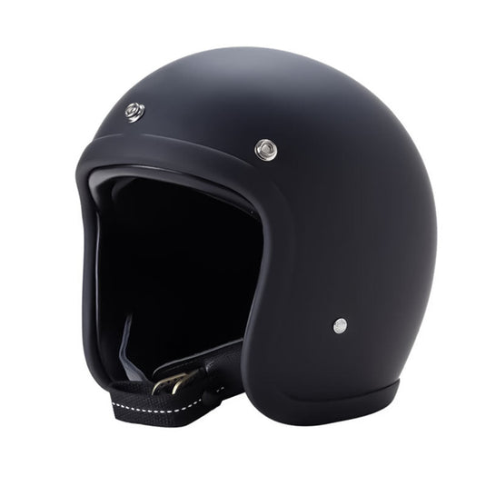 Low Profile Vintage Motorcycle Helmet - DOT Approved