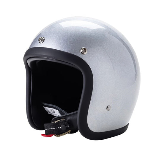 Low Profile Vintage Motorcycle Helmet - DOT Approved