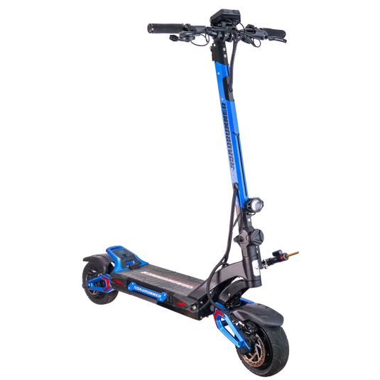 Blue RoadRunner performance electric scooter